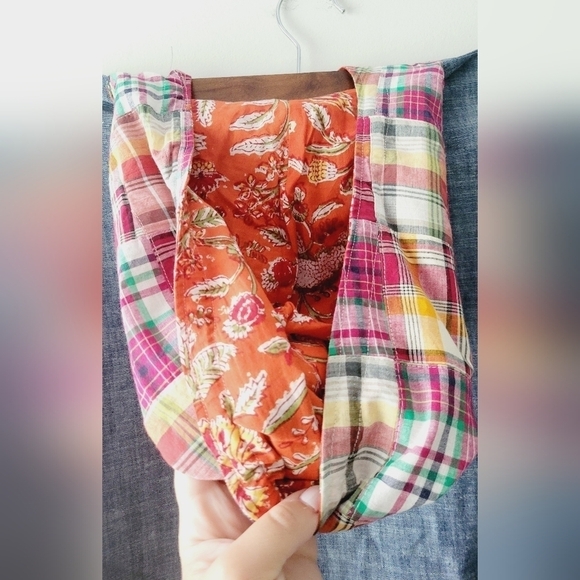 La Plage sweater with hoodie floral‎ plaid with hoodie size XS - Picture 4 of 9